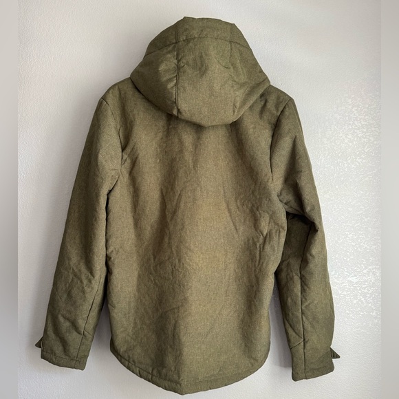 Champion C9 Men's Green Sherpa Hooded Jacket Water Wind Resistant Size Small - Picture 6 of 8